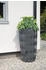YourCasa Regentonne 240 L Seabreeze Flower ohne Wasserhahn Anthrazit