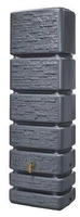 4rain - Slim Stone Decor Wandtank 350 Liter Graphite Grey