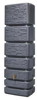 4rain Slim Stone Decor 350 Liter Graphite Grey