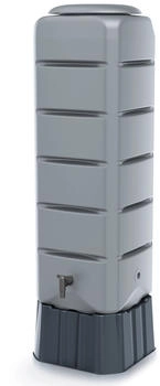 Prosperplast Waterform Regentonnenset Tenso 120 l Grau Glatt (NEW-20012)