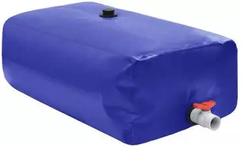 vidaXL Wassertank mit Wasserhahn Faltbar 1000 L PVC (156329)