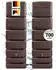 4rain Wandtank Slim Wood Dekor Set 700 L darkwood 2x Slim 350L inkl. Verbinder