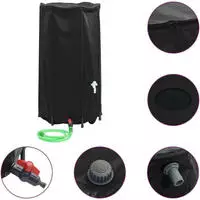 vidaXL Wassertank mit Wasserhahn Faltbar 100 L PVC