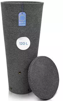 YourCasa 120 Liter mit Metallgewinde & Deckel (RWT210)