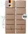 Graf 2x 330L SLIM Wandtank SET taupe inkl. Verbinder 1820x580x370cm (211795)