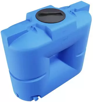 KMND Trinkwassertank flach 1000 Liter blau