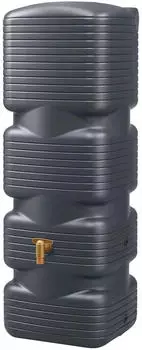 4rain Quadro Wandtank 170 l Graphite Grey (EDI432941)
