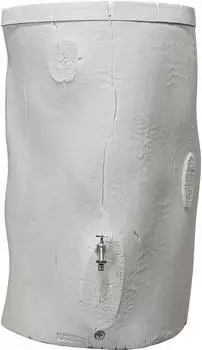 Garantia Regentonne WOODSTOCK Baumstamm 400 Liter greywood