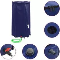 vidaXL Wassertank mit Wasserhahn Faltbar 100 L PVC
