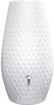 Garantia Triagon 2in1 Regentonne mit Pflanzschale 230L, wei&szlig; (arctic)