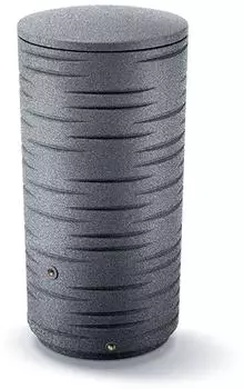Prosperplast Regentonne granitgrau Savona 410 Liter (RWW410-431UG)