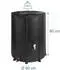 Relaxdays Regentonne faltbar, 250L, PVC, schwarz (10053611_9287)