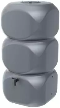Prosperplast Gubo inkl. Auslaufhahn 320 l grau