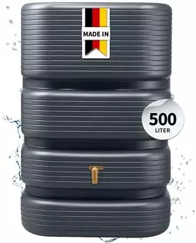 4rain Wandtank 500 Liter graphite grey
