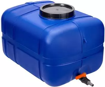 Garronda Wassertank GD-0098 mit Deckel, 150L, blau (GD-STE-Tank-R150L-Blue-150)
