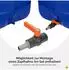 Garronda Wassertank GD-0098 mit Deckel, 150L, blau (GD-STE-Tank-R150L-Blue-150)