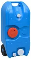 vidaXL Camping-Wassertank mit Rollen 40 L Blau