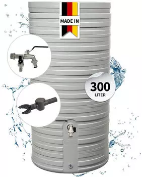 Garantia NORDIC Komplett-Set 300 L steingrau