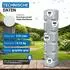 4rain QUADRO Komplett-Set 270 L betongrau