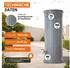 Garantia Säulentank Komplett-Set 500 L steingrau