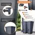 Garantia IBIZA Regentonnen-SET eckig 400 L graphite grey