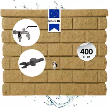 Garantia ROCKY Komplett-Set 400 L sandstone