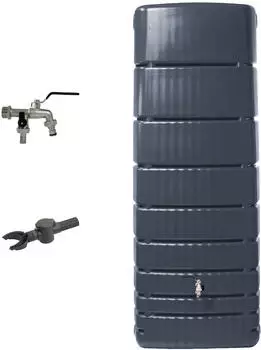 4rain SLIM Komplett-Set 650 L graphite grey