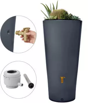 4rain VASO 2in1 220 Liter graphitegrau