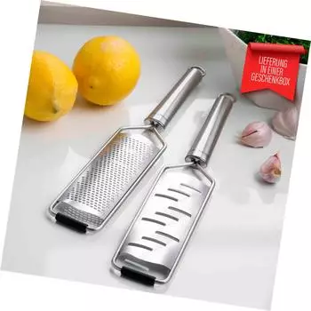 OEM Edelstahl-Küchenreibe mit ergonomischem Griff multifunktional