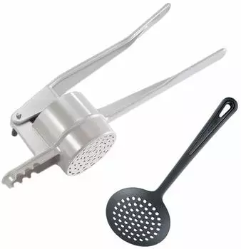Westmark Sp&auml;tzle-/Kartoffelpresse &raquo;Sp&auml;tzlechef&laquo; Sp&auml;tzleloch silber 612022E8