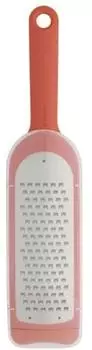 Brabantia Tasty+ Reibe Grob mit Abdeckung, Edelstahl, Terracotta Pink