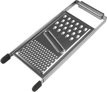 OEM Chef Fackelmann-Universal-Reibe aus hochwertigem Edelstahl Anti-Slip-Fuß ideal für grobe und feine Reibung Geschirrspülerbeständig