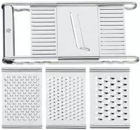 WMF Multireibe "Gourmet" 4 Eins&auml;tze, Hobeln, Raspeln, Reiben, Schneiden,...