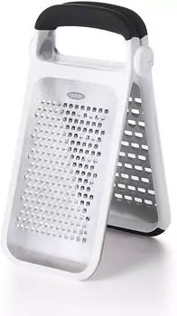 OXO Good Grips K&uuml;chenreibe OXO Good Grips ge&auml;tzte Doppelreibe aus Edelstahl, Wei&szlig;