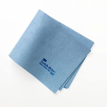 Scotch Brite Micro Duett Mikrofasertuch, Blau, ohne Aufdruck, 320 mm x 400 mm