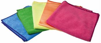 HygoClean 5 x Mikrofasertuch Micro Master Standard 40x40cm VE=10 Stück rosa