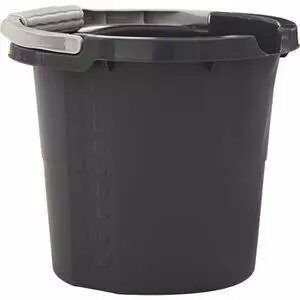 Rotho Putzeimer Daily Skaleneimer 1771308853, grau, aus Kunststoff, rund, 10 Liter