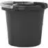 Rotho Putzeimer Daily Skaleneimer 1771308853, grau, aus Kunststoff, rund, 10 Liter