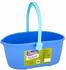 Spontex Putzeimer extra breit, 10 Liter, aus Kunststoff, oval, blau