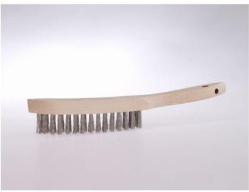Lessmann Handbürsten 5 Reihen Stahldraht rostfrei ROF gew. 0.35 mm VPE: 12
