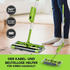 DS Produkte Akku-Besen Swivel Sweeper G2 + Ersatz-Akku - kabellos und wiederaufladbar - Limegreen