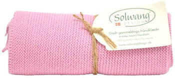 Solwang Handtücher '1 Stück gestricktes Handtuch' Hell rosa