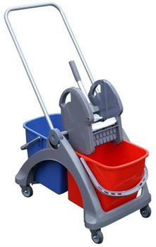 Wisch-Star Doppelfahrwagen SPP grau 2x25 Liter ohne Materialkorb