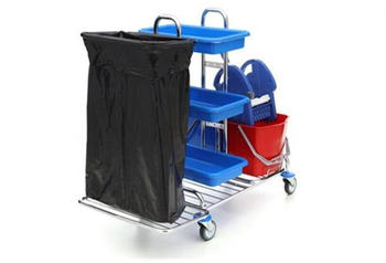 Wisch-Star Wisch-Star® Serie 106 Reinigungswagen Putzwagen Gerätewagen 120 Liter