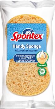 Spontex Haushaltsschwamm Handy Sponge, 15 x 8 cm, rund