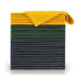 Blumtal 24er Set Mikrofasertücher, Geschirrtücher - Autopflege, Poliertuch, Geschirrhandtücher, 30x40 cm, 12x Anthrazit, 6X Gelbd, 6X Dark Green