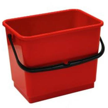 FILMOP Kunststoffeimer, rechteckig, 4 l Rot