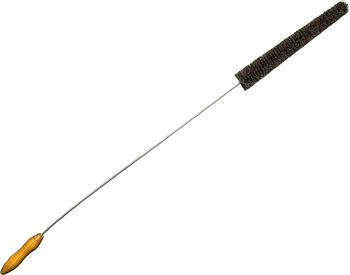 Neustanlo Profi Heizkörperbürste 2.0 aus extra weichen Ziegenhaar braune Borsten, Kunststoff ummantelter Edelstahldraht 120 cm lang