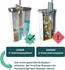 WONDERHOME Bodenwischer Set mit Eimer trennt
