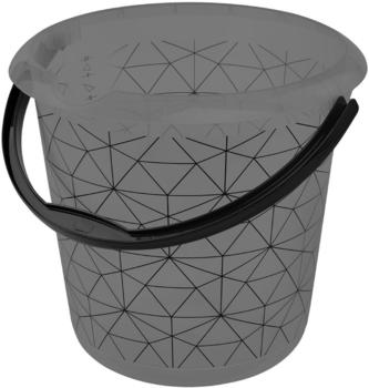 keeeper Deco-Putzeimer ilvie \"polygon\" rund 10 Liter
